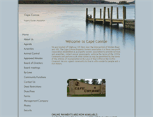 Tablet Screenshot of capeconroepoa.com